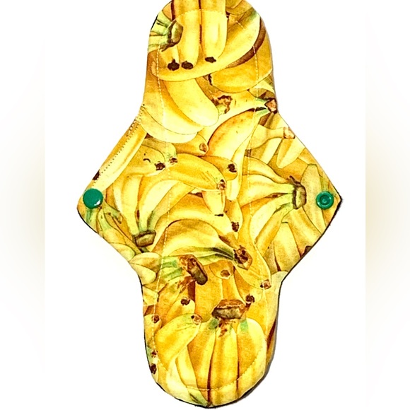 Three Heavy Plus Menstrual Pads in Fun Fruits, PUL and Zorb Canadian Cloth Pads - Picture 5 of 7